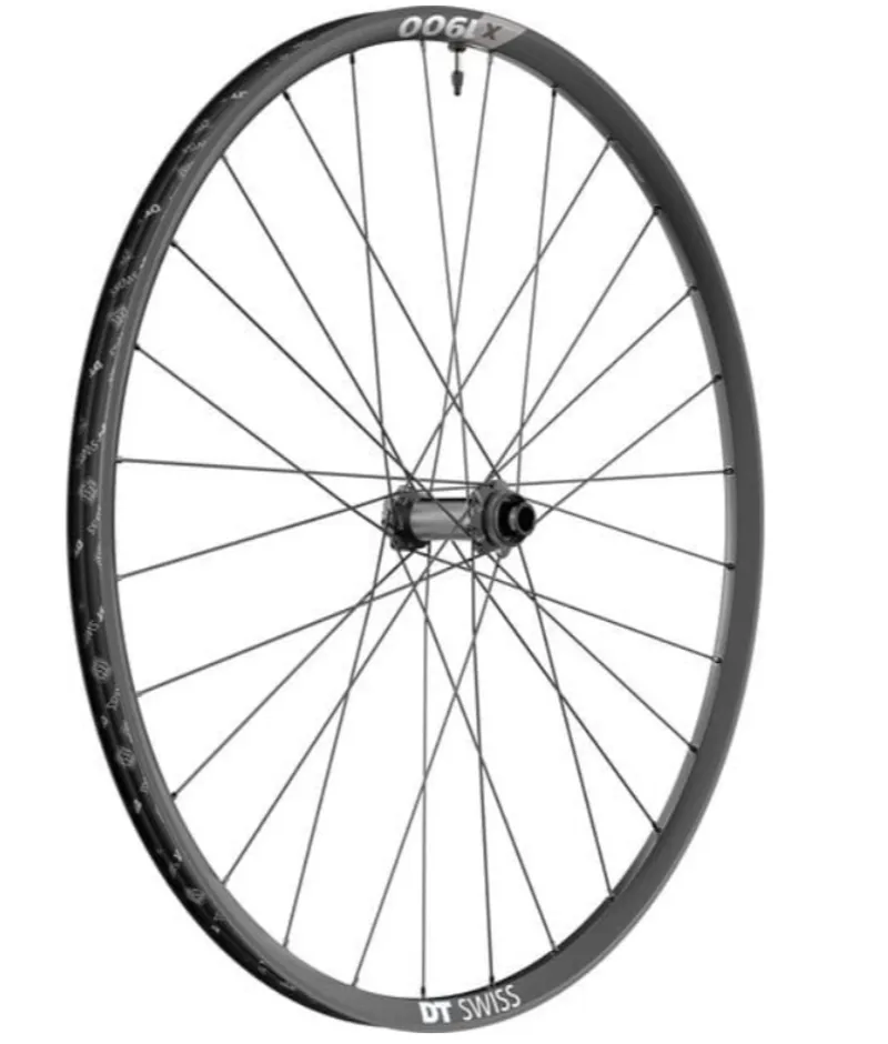 DT Swiss X 1900 29 Inch Front Wheel 25mm Rim Boost Axle in Black